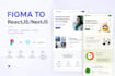 convert figma to reactjs or nextjs website