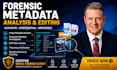 analyze and edit image, video, document, and file for metadata