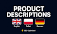 write professional product descriptions