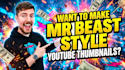 design viral mrbeast style youtube thumbnails with high CTR