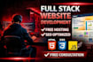 design customized business website with free hosting