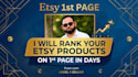 boost your etsy product SEO for 1st page ranking