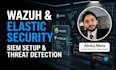 setup wazuh siem, elastic security and threat detection
