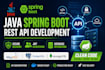 build java spring boot rest apis and backend web apps