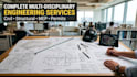 civil, structural and architecture engineering for mep drawing, permit plan