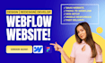 build custom webflow website with cms and interactions