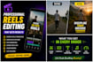 edit instagram reels with effects, text and transitions