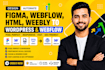convert figma to wordpress, webflow HTML to wordpress, figma to webflow, weebly