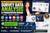 analyze survey data and design professional executive presentations