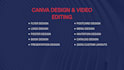 do canva graphic design presentation and video editing