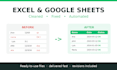 clean, fix and automate your excel and google sheets
