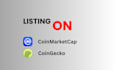 list your token and coin on coinmarketcap or coingecko