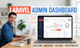 build a custom admin dashboard using laravel