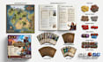 do board game design card layout box and rulebook design