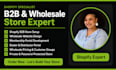 setup shopify b2b store, shopify wholesale store design membership website