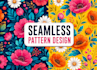 create custom seamless patterns for fabric, clothing and products