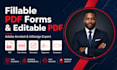 create interactive fillable PDF forms, editable PDF file, in acrobat or indesign