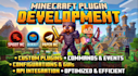 develop custom minecraft spigot, bukkit and paper plugins