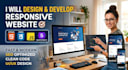 design and develop a responsive website using HTML CSS js and bootstrap