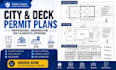 create city permit drawings, deck permit plans, site plans