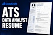 write an ats friendly data analyst resume that gets interviews