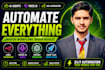 build ai agents, voice agents, n8n make automation, ai automation workflows, rag