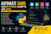 automate tasks with python scripts and apis