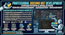 develop a custom discord bot in python or node js for your server