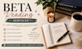 beta read your fiction and provide honest feedback
