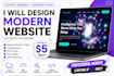 build a stunning animated saas website