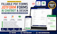 create professional fillable PDF jotform forms  ai chatbot  and design  pdf form