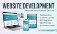 create a professional ai website design and development