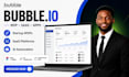 develop bubble io saas mvp web app mobile app fintech banking and wallet app