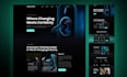build a responsive website using HTML CSS and javascript