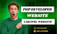 build a stunning laravel website unique php web app and seo friendly php website