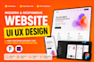 responsive figma website design, ui ux design , dashboard ui ux design