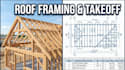 design structural roof framing plans and material takeoff