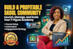 do circle so, skool online community, skool course creation, community manager