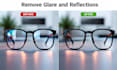 remove glasses glare and reflections from photos professionally