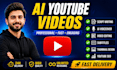 create ai youtube videos with professional thumbnails