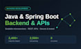 develop a scalable java spring boot backend with rest apis