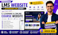 create lms website, learndash lms elearning website online course website