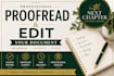 proofread and edit your documents