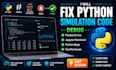 fix python simulation code, debug pandas and jupyter notebook