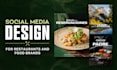 design instagram posts and social media content for restaurants