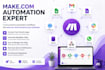 build make com automation workflows and integrations