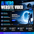 create your cinematic website hero video