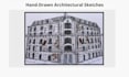 create hand drawn architectural sketches