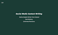 write engaging social media content for your business
