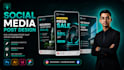 create professional social media post designs for business